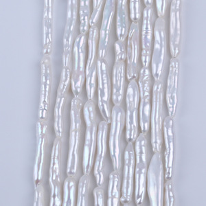 Perles de Pipa Baroques en Forme de Bouton d'Eau Douce Naturelle, Trou Droit, Cure-Dents, Accessoires de Bijoux DIY, Produit Semi-Fini d'Usine - Product Image 2