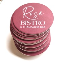Nouveaux produits pour sous-verre de papier de bière de boisson bon marché personnalisé avec logo