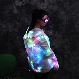 Chaqueta y Pantalones con Luces LED, Ropa Deportiva para Fiestas y Discotecas, Ropa con Iluminación LED, Disfraz Luminoso Colorido, Chaqueta con Luces LED Intermitentes, <span class=keywords><strong>Disfraces</strong></span> de Baile - Product Image 3