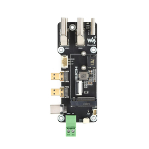 محول متعدد الوظائف من نوع Chipboard Waveshare Pi5، محول من PCIe إلى M.2، متوافق مع <span class=keywords><strong>Raspberry</strong></span> <span class=keywords><strong>Pi</strong></span> 5، يدعم عرض مزدوج بدقة 4K - Product Image 1