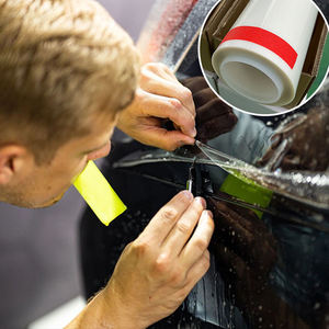 Película Protectora de Pintura para Automóviles COOL <span class=keywords><strong>PRO</strong></span> <span class=keywords><strong>Ultra</strong></span> <span class=keywords><strong>Gloss</strong></span> de 6.5mil 7.5mil TPU PPF, 1.52x15m, Autoregenerable, Hidrofóbica, para Carrocería, Color Negro - Product Image 1