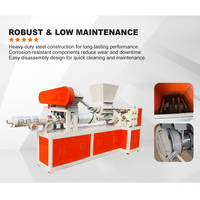 Machine de concassage de pelletisation en plastique de conception à vis unique sans eau Pp Pe Ligne de production de granulation de recyclage de film de déchets d'animal familier