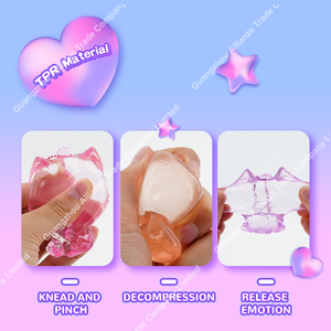 New Design Stress Relief <b>Cute</b> <b>Bear</b> Animal Squeeze Toy Stress Relief Squeeze Toys Decompression Fidget Toy for Kids - Product Image 2