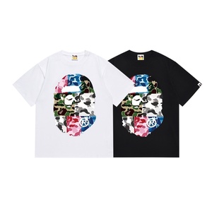 <b>Bathing</b> Ape Men's T-Shirt 100% Cotton O-Neck Short Sleeve Regular Fit Cartoon Logo - Product Image 5