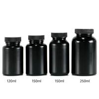 Capsules en plastique vides haut de gamme à impression personnalisée 2026, noir mat, toutes tailles, pour la fabrication d'emballages de médicaments et de pilules