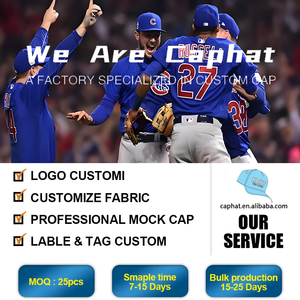 Bán buôn tùy chỉnh CHA cap 3D thêu tùy chỉnh thêu logo unisex CHA Mũ gorras Mũ bóng chày - Product Image 4