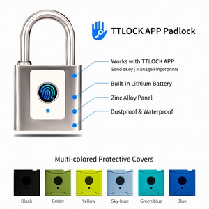 แผงโลหะผสมสังกะสี IP65 กันน้ำ กุญแจอัจฉริยะระบบสแกนลายนิ้วมือ Tuya Smart Padlock - Product Image 5