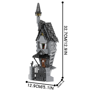 MOC1208 La Casa de Jack con Jack Skellington y Sally, Película de Terror, Sin Figuras, Bloques de Construcción para Armar, Juguetes Educativos para Niños - Product Image 2