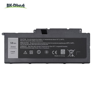 BK-Dbest F7HVR 교체 노트북 배터리 Dell Inspiron 15 7537 / Insprion 17 7737 시리즈 부품 No.062VNH T2T3J Y - Product Image 1