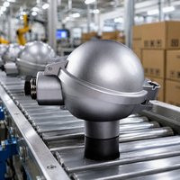 Cabeza de Termopar de Aleación de Aluminio DANA BUZ con Bloqueo de Tornillo para Medición de Temperatura Industrial
