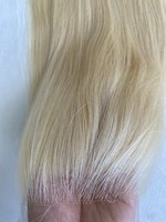 Cheveux vierges bruts 100% naturels, blonds, densité 140%, lisses, avec closure frontale en dentelle HD 5x5 6x6, prêts à être expédiés, livraison directe