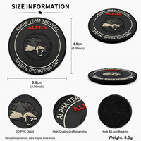 Étiquette en caoutchouc personnalisée avec logo 3D, patch de sécurité, patch en PVC imprimé à coudre pour chapeaux et vêtements