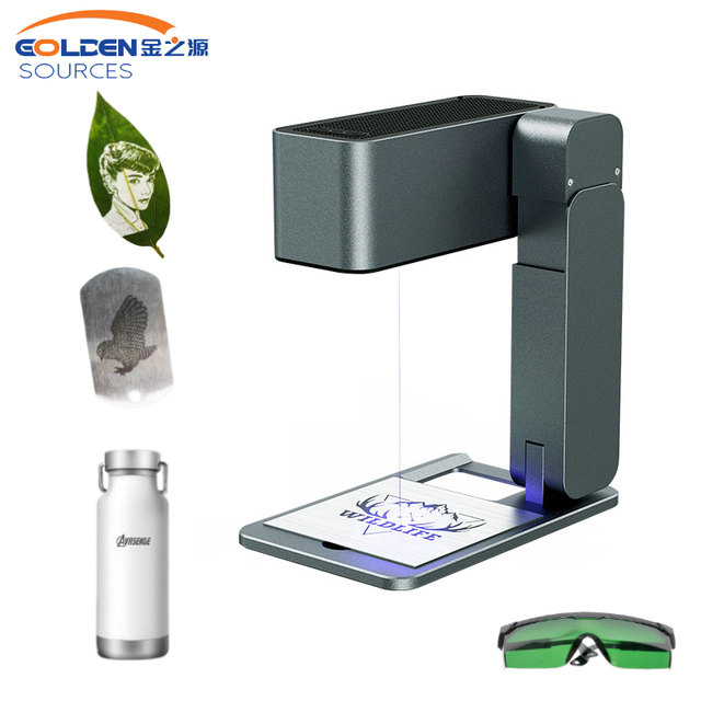 5W Diode Laser Cutter Engraver Machine Z3 Desktop Portable Handheld Metal Wood Leather Acrylic Paper and Fabric
