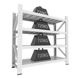 מחסן מתלה ברגי מתכוונן אחסון מעקה מדפי מתכת נירוסטה מדפים יחידת מדפים יחידת מדפים - Product Image 1