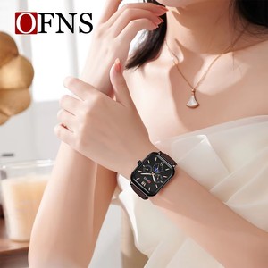 OFNS montres <span class=keywords><strong>à</strong></span> quartz pour hommes et femmes carré trois yeux Six aiguilles <span class=keywords><strong>montre</strong></span> multifonctionnelle étanche pour hommes et femmes 2024 - Product Image 5