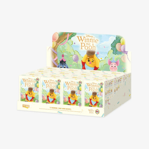 Set Completo di 12 Figurine Autentiche POP MART <span class=keywords><strong>Winnie</strong></span> <span class=keywords><strong>the</strong></span> <span class=keywords><strong>Pooh</strong></span> Serie 'Let's Party', Scatola Misteriosa, Ornamento da Scrivania, Regalo da Collezione - Product Image 1