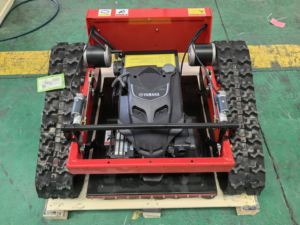 Automatic Crawler Lawn <strong>Mower</strong> 4-Stroke Petrol Engine Remote-Controlled 360 Mulching Rotating Blade Cutting Adjustable <strong>Height</strong> - Product Image 2