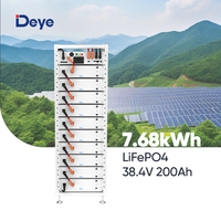 Module de stockage de batterie commercial haute performance Deye BOS-A Pack7.6 7.68kWh 200Ah 38.4V, solution tout-en-un pour système d'énergie solaire