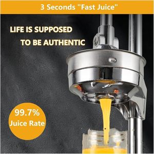 Presse-agrumes manuel haute résistance à la corrosion, avec support scientifique amélioré en fonte, pour fruits et légumes à domicile - Product Image 3