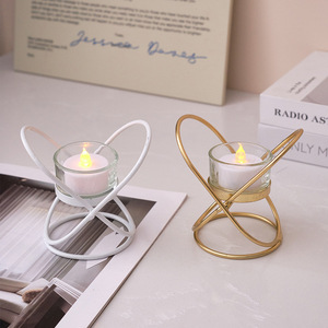 <b>Iron</b> Candle Holders Gold Plated 3 Arm Tea Light Holder For Wedding Home Decoration - Product Image 3