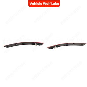 ไฟสะท้อนแสงกันชนหลัง Audi A4 B9 ปี 2016-2024 รูปทรงเมนิสคัส ไฟเตือนด้านข้าง 8W0945106C 8WD945106A - Product Image 2