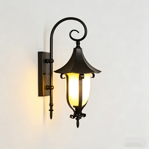 Lámpara de Pared para Exteriores de Alta Calidad, Estilo Retro, para Jardín, Patio, Iluminación LED - Product Image 1