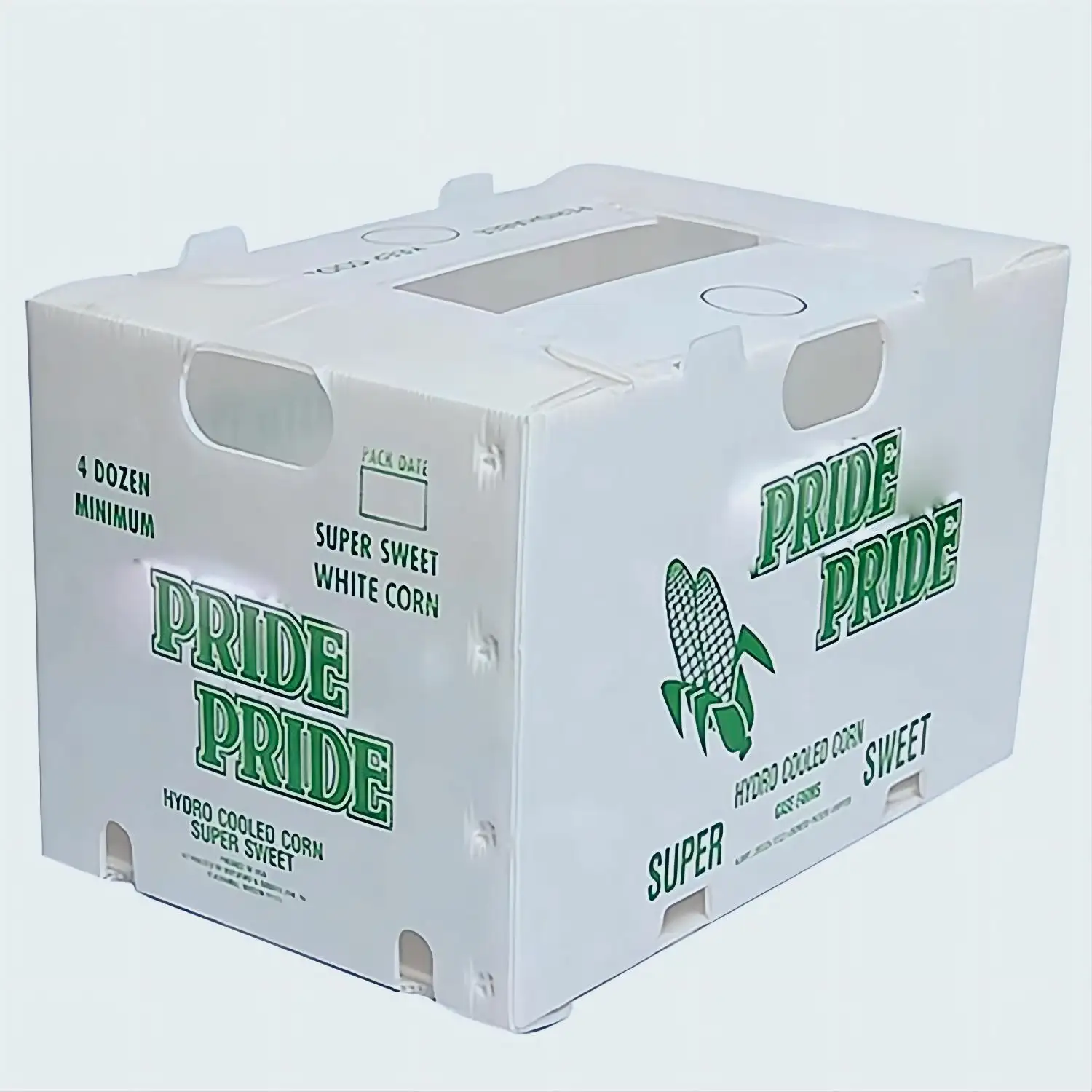 Scatole solide in plastica PP scatole pieghevoli in pp impilabili per frutta e verdura