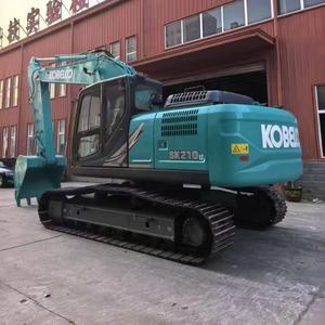 Precio bajo usado Kobelco SK210LC máquina excavadora usada Japón excavadora para la venta en Shanghai buena calidad - Product Image 1