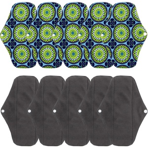 Toallas Sanitarias Personalizadas, Toallas Menstruales Lavables y Reutilizables de Tela, Súper Absorbentes con Alas y Protección Contra Fugas - Product Image 2