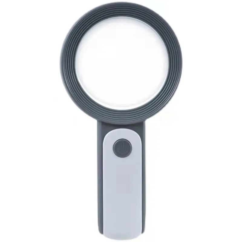 18 LED magnifying glass, glass lens High magnification, high definition, reading for the elderly