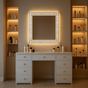 Элегантные белые Угловые косметические ящики для взрослых женщин - Product Image 2