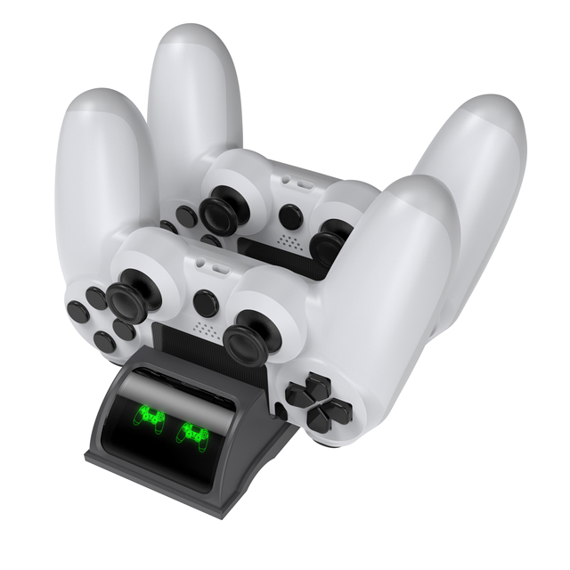 Dual Charger Dock Gaming Controller Charging Stand Holder for Play Station 4 Wireless Gamepad