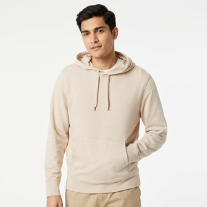Sweat à capuche surdimensionné personnalisé pour homme 2025, 100 % coton, grammage lourd, avec cordon de serrage et motif brodé - Product Image 1