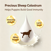 Nourriture pour chiens à base de viande fraîche à 80 %, mélange de viande et de légumes pour chiens non difficiles à l'alimentation, avec précieux colostrum de mouton, universel pour chiots et adultes