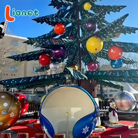 Équipement de jeu sur le thème de Noël pour centre commercial, manèges de décoration pour parc d'attractions pour enfants