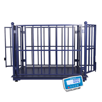 GREAT FARM Nouveau 1T-10T Balance à cheval en acier inoxydable pour ferme d'élevage avec clôture pour le pesage des animaux