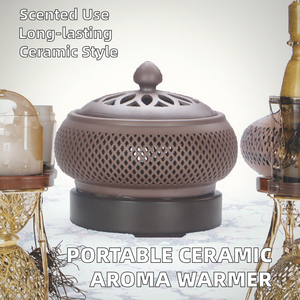 Lámpara Eléctrica Personalizada de Alta Calidad, Calentador de Aroma Portátil de Cerámica, Fragancia de Sándalo, Té Aromático, Incienso de Lavanda, Quemador de Cera - Product Image 3