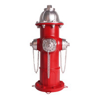 Statue de bouche d'incendie de style féerique personnalisable en polyrésine pour chiot, décoration d'intérieur pour les amoureux des chiens