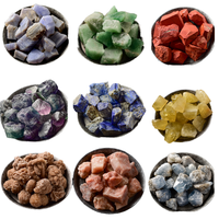 En gros NEW STAR AGATE Pierre de cristal naturel brute pour aromathérapie, Diffuseur, Pierre concassée coupée, Spécimen de minerai, Mascotte de Noël