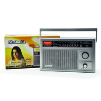 SM-404SILVER National Uganda Sun Africa Simbable Portatil Multibandes Recepteur Pila Parlante 3 Bandes AM/FM/SW Radio