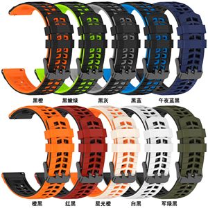 Cinturino in silicone da 22 mm per <span class=keywords><strong>Huawei</strong></span> <span class=keywords><strong>Watch</strong></span> GT6 GT5 GT4 GT3 <span class=keywords><strong>GT2</strong></span> Pro 46mm, morbido, traspirante, impermeabile, sportivo, di ricambio - Product Image 6