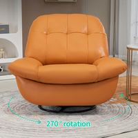 Chaise de salon multifonctionnelle réglable en cuir PVC de luxe personnalisé Canapé simple Fauteuil de canapé inclinable