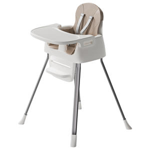 <span class=keywords><strong>Chaise</strong></span> haute pour bébé en plastique simple pliable réglable sécurité petit tabouret multifonctionnel siège de repas pour bébé en croissance - Product Image 3