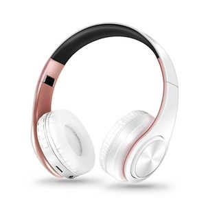 Auriculares Manos Libres, Auriculares Inalámbricos Estéreo con Micrófono Incorporado, Orejeras de Cuero Suave para <span class=keywords><strong>PC</strong></span>/Teléfono Celular/TV - Product Image 1