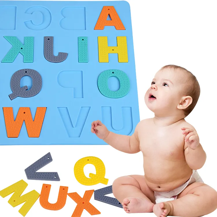 Quebra-cabeças de alfabeto educacional, brinquedos para crianças, criativo
