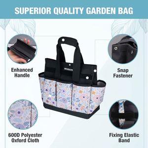 Free sample Garden <b>Tool</b> <b>Bag</b> Manufacturer Home Storage for Gardening by Men and Women <b>Tool</b> <b>Kit</b> <b>Bag</b> with Hand Tooled Basket - Product Image 3