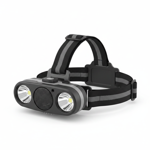 Headlamp with Center <b>Speaker</b> Versatile Headgear for Outdoor Enthusiasts - Product Image 2