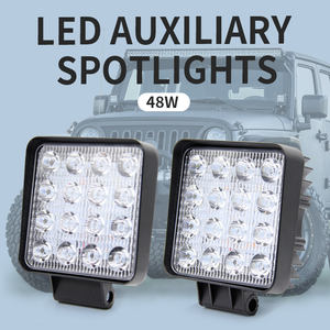 Luz Led de trabajo recargable para tractor, lámpara de 4 pulgadas, 12v de CC, 16 cuentas, 48w, <span class=keywords><strong>2021</strong></span> - Product Image 2