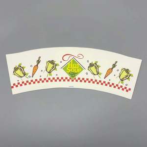 Customized Printing Single Wall Paper Cup <b>Fan</b> for Hot Drinks - Product Image 4