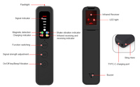 Détecteur de caméra S502, détecteur de signal RF, détecteur de bug sans fil, détecteur de lentille laser, traqueur à portée ultra-large, chercheur